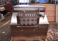 آلة تجانس الحليب عالية السرعة الصناعية 1500L / H 300 بار الضغط